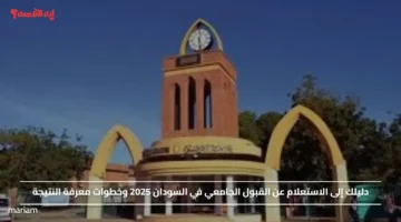دليلك إلى الاستعلام عن القبول الجامعي في السودان 2025 وخطوات معرفة النتيجة